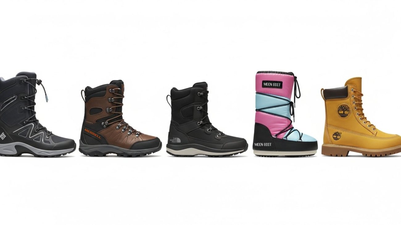 รวมรองเท้าหิมะ 5 แบรนด์ดัง Columbia, Merrell, North Face, Moon Boot และ Timberland