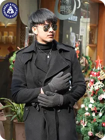 รีวิวเช่าเสื้อโอเวอร์โค้ทผ้าวูลสีดำ แฟชั่นกันหนาวผู้ชายสุดสมาร์ท