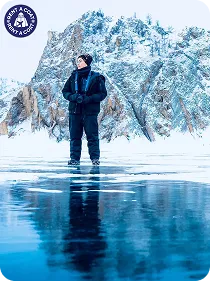 รีวิวช่างภาพใส่เสื้อกันหนาวคุณภาพสูง ลุยถ่ายรูปที่ทะเลสาบน้ำแข็ง