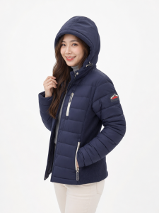 เสื้อกันหนาว Superdry สีกรมท่า มุมด้านข้าง